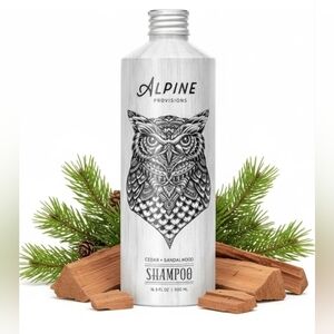 Alpine Provisions Natural & Organic Shampoo with Cedar & Sandalwood